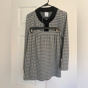 Vintage houndstooth skirt set